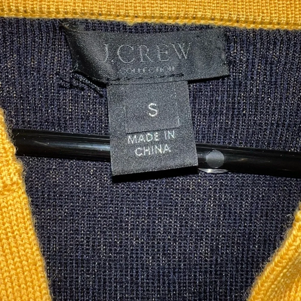 J. Crew Yellow Off-the-Shoulder Sweater